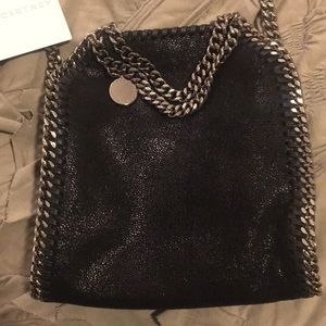 Stella McCartney Falabella Tiny Shoulder Bag,Black